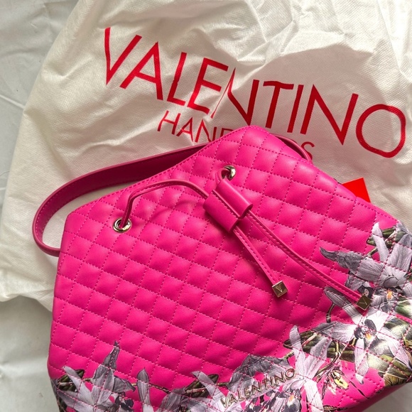 Valentino by Mario Valentino RIVA Bucket Bag – Floral Print – NWT - Picture 12 of 16